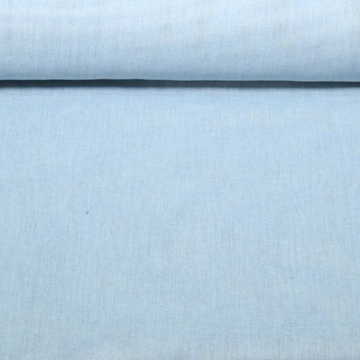 Vorhangstoff Basico - Extrabreit 310cm Hellblau