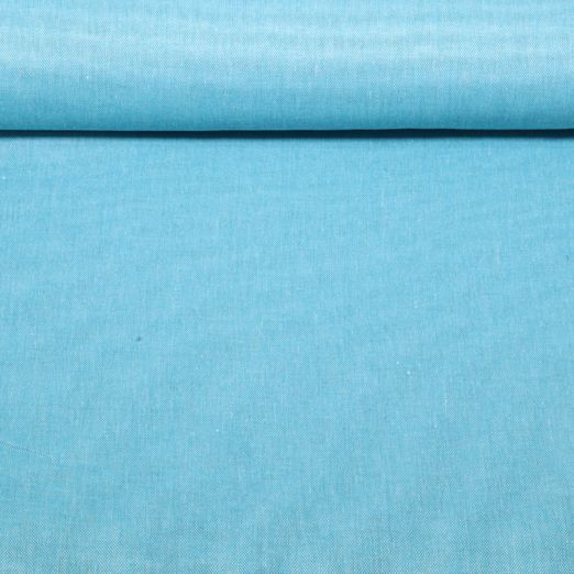 Vorhangstoff Basico - Extrabreit 310cm Türkis