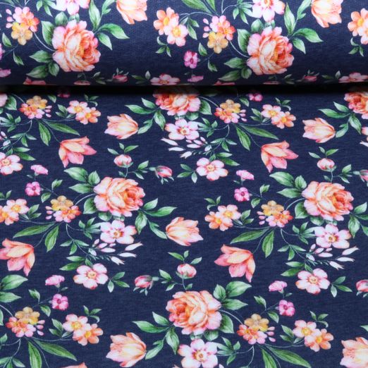 Jogging - Blumenbouquets Navy