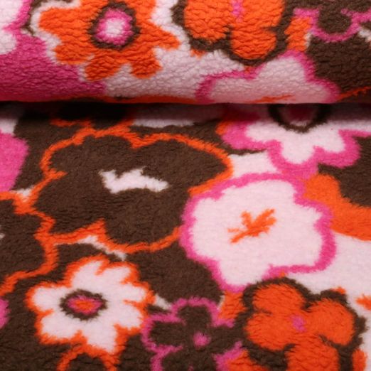 Teddyleece - Jacquard rétro à fleurs roses Teddyleece - Jacquard rétro à fleurs roses