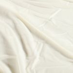 Jersey de viscose – lavado à areia, tingido no fio, cor off-white liso