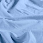 Dżersej wiskozowy – wykończony metodą „sandwashed”, barwiony w przędzy, jednolity jasnoniebieski Dżersej wiskozowy – wykończony metodą „sandwashed”, barwiony w przędzy, jednolity jasnoniebieski
