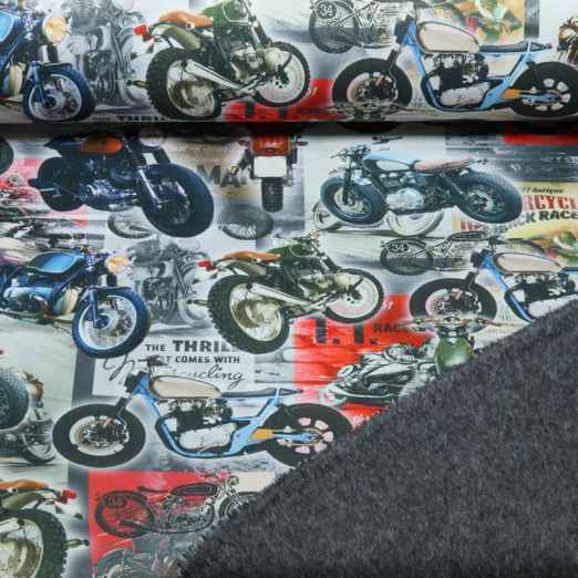 Polaire alpine - Motos numériques multicolores