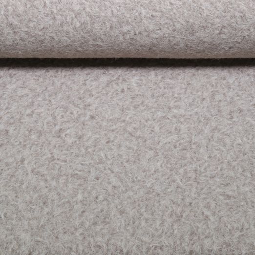 Mantelstoff - Woll Boucle Sand