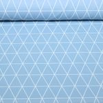 Regenjackenstoff - Aqua Protect Digital Geometrie Hellblau Regenjackenstoff - Aqua Protect Digital Geometrie Hellblau