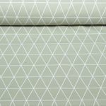 Regenjackenstoff - Aqua Protect Digital Geometrie Hellgrün Regenjackenstoff - Aqua Protect Digital Geometrie Hellgrün