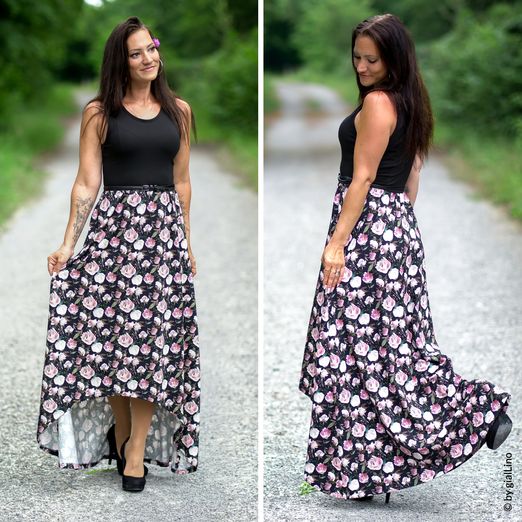 feminines Maxikleid - Marcellina - Schnittmuster eBook
