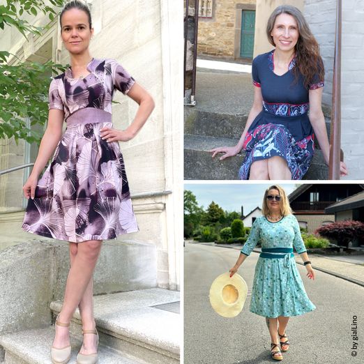 Vintage Kleid - Nea - 2 styles - Schnittmuster eBook