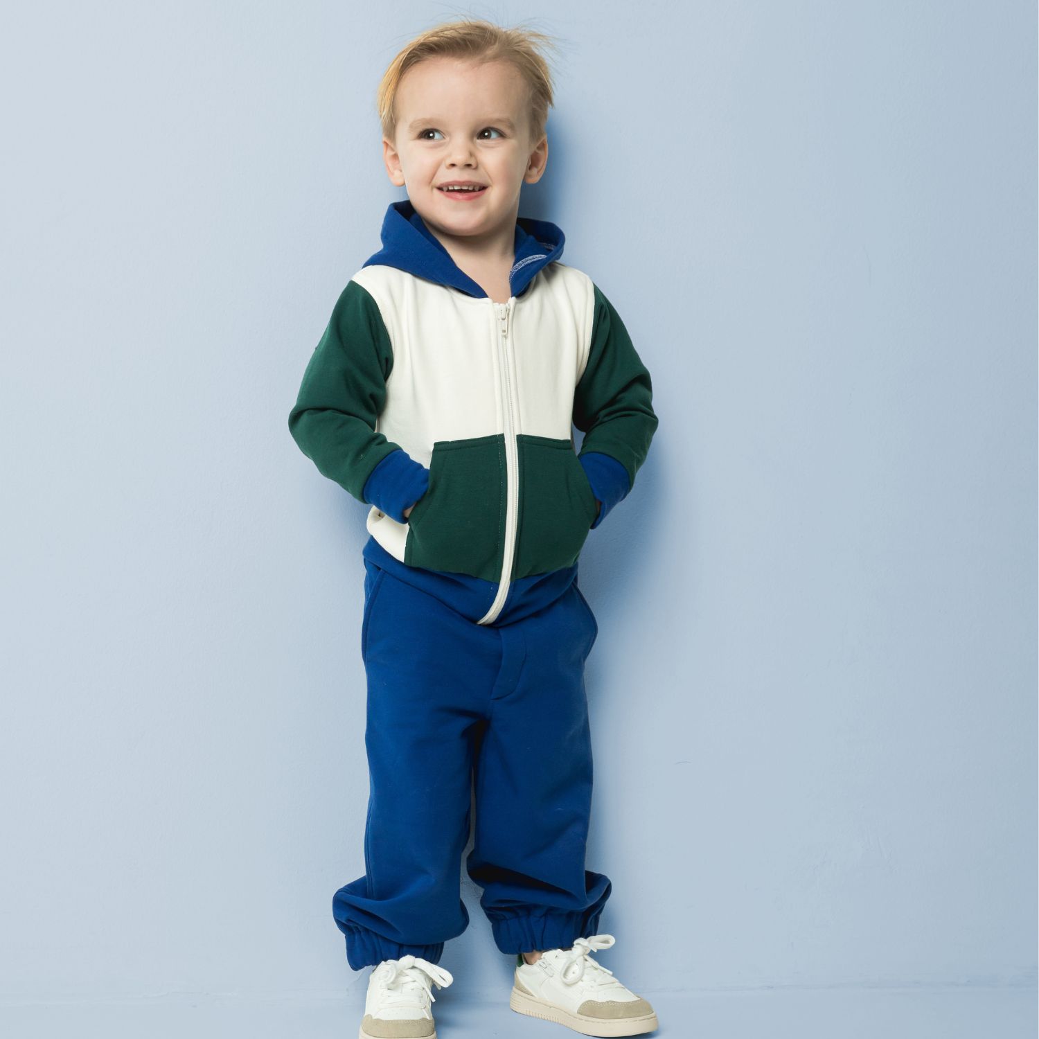 Sweat Heavy - Qjutie & the Qjutest French Terry Uni Royalblau Angeraut-1 Sweat Heavy - Qjutie & the Qjutest French Terry Uni Royalblau Angeraut-1