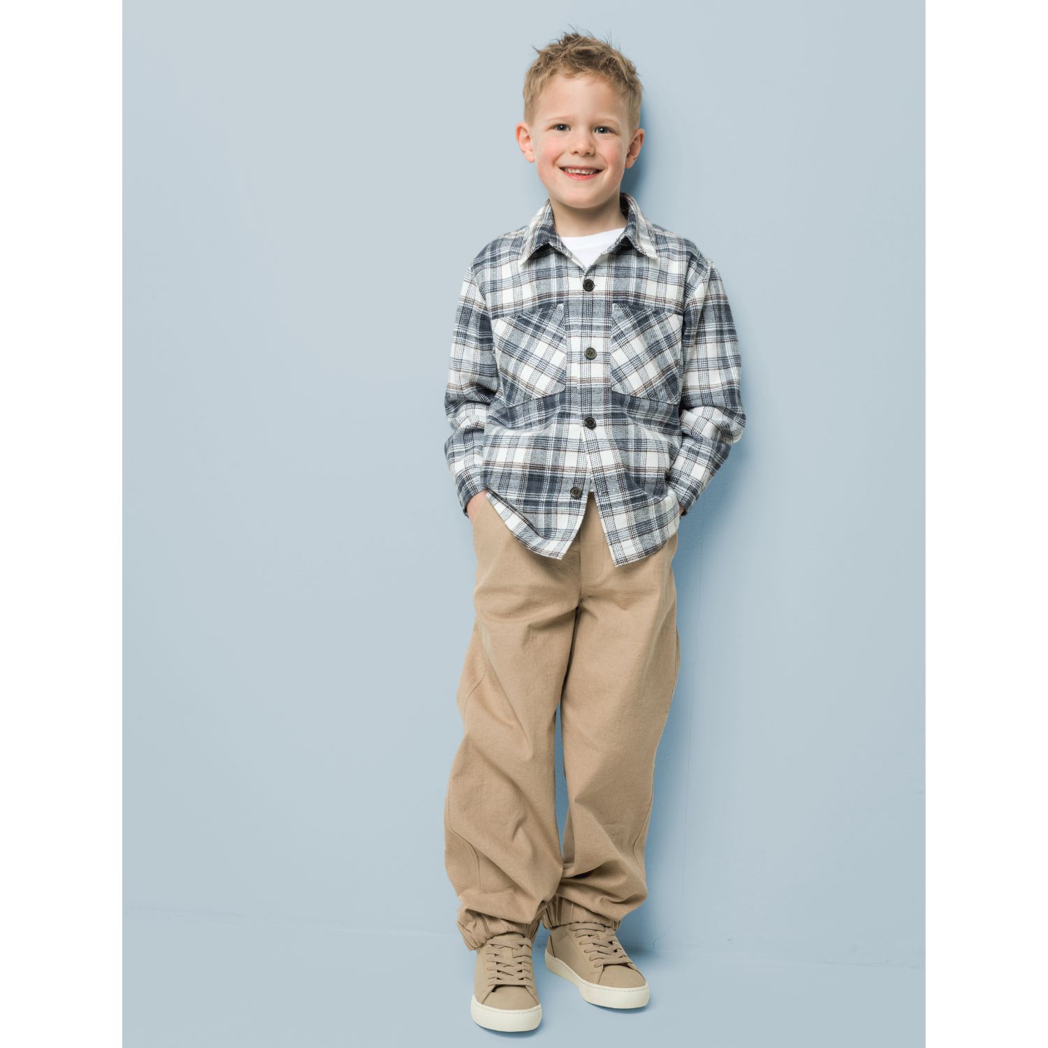 Jean stretch - Qjutie & the Qjutest, Beige uni-1 Jean stretch - Qjutie & the Qjutest, Beige uni-1