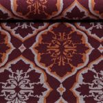 Sweat en maille - Décors jacquard Bordeaux Sweat en maille - Décors jacquard Bordeaux