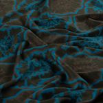 Felpa lavorata a maglia - Motivi jacquard color cachi