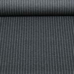 Jersey - Jacquard Nadelstreifen Grau