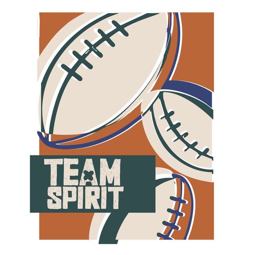 Qjutie Bügelbild Team Spirit