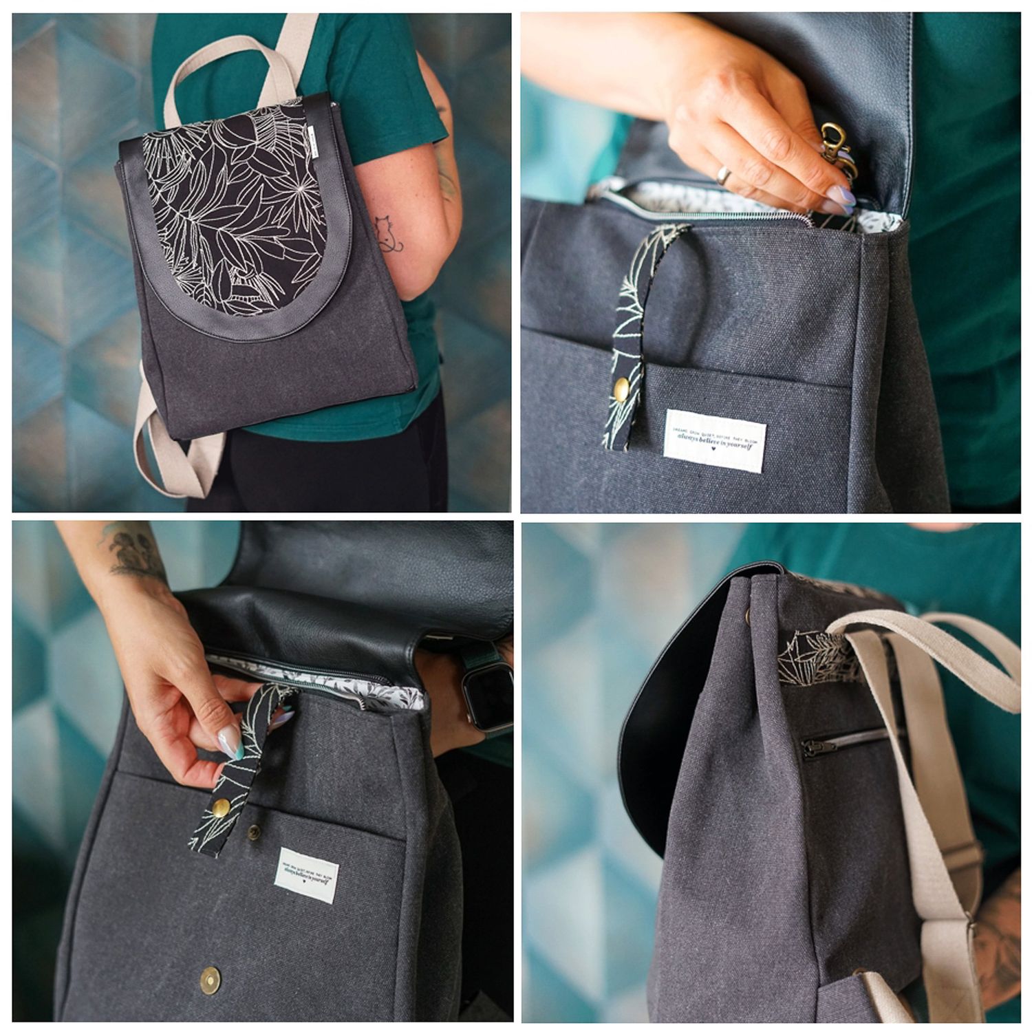 Rucksack-Slingbag - ohNicci - Schnittmuster eBook-10 Rucksack-Slingbag - ohNicci - Schnittmuster eBook-10