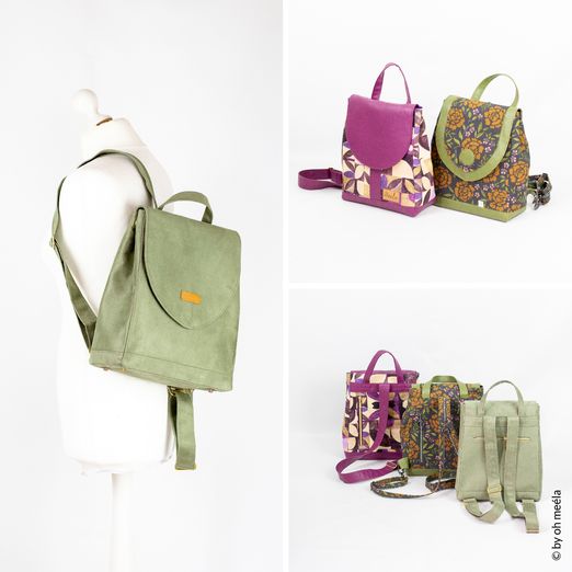 Rucksack-Slingbag - ohNicci - Schnittmuster eBook Rucksack-Slingbag - ohNicci - Schnittmuster eBook