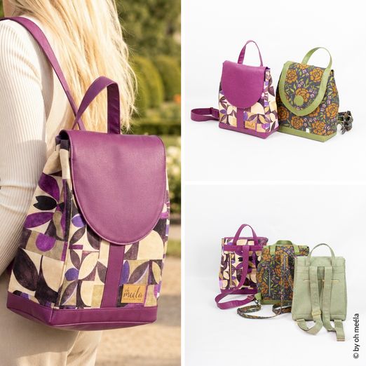 Rucksack-Slingbag - ohNicci - Schnittmuster eBook Rucksack-Slingbag - ohNicci - Schnittmuster eBook