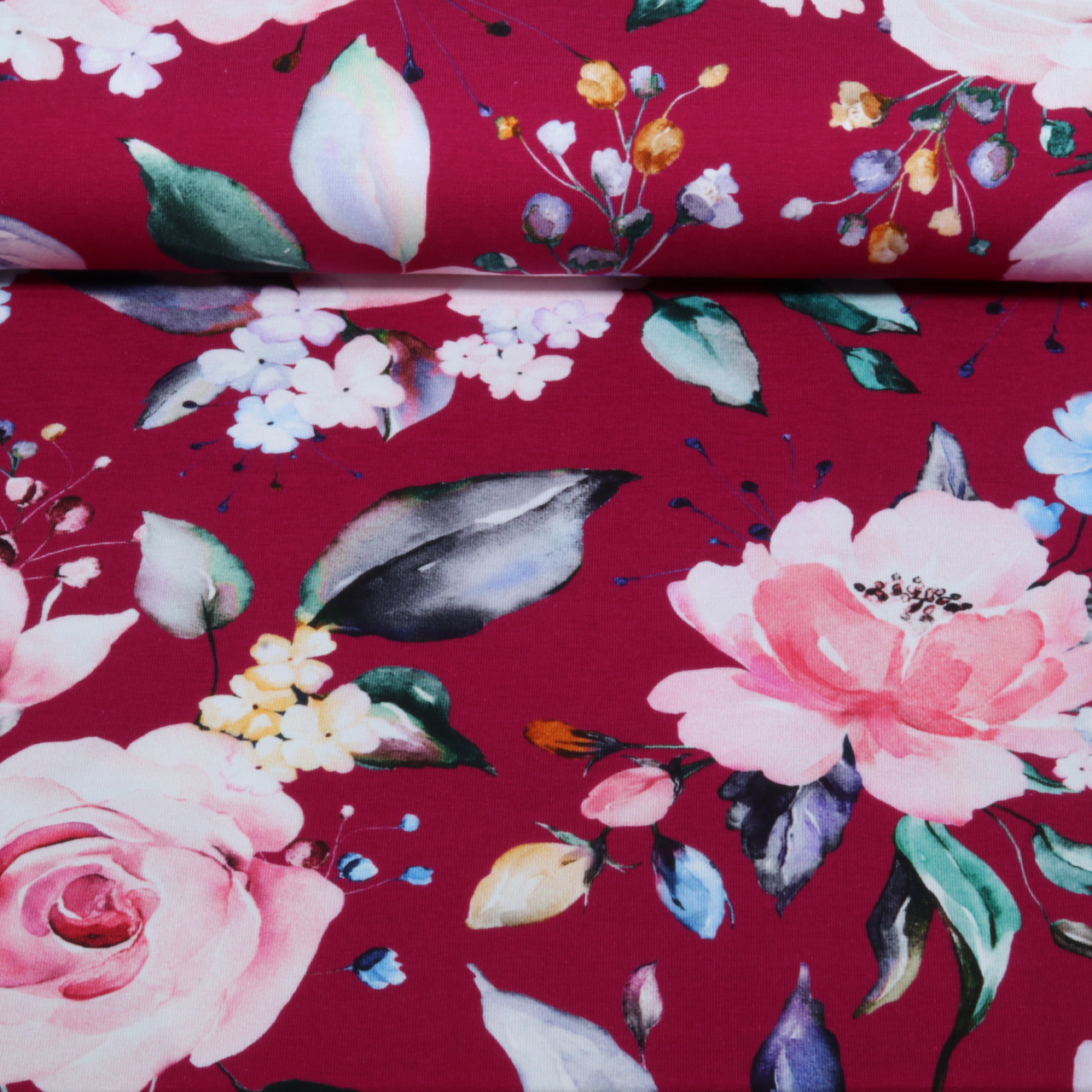 Jersey - Glitzerpüppi Digital Rosen Bordeaux-0 Jersey - Glitzerpüppi Digital Rosen Bordeaux-0