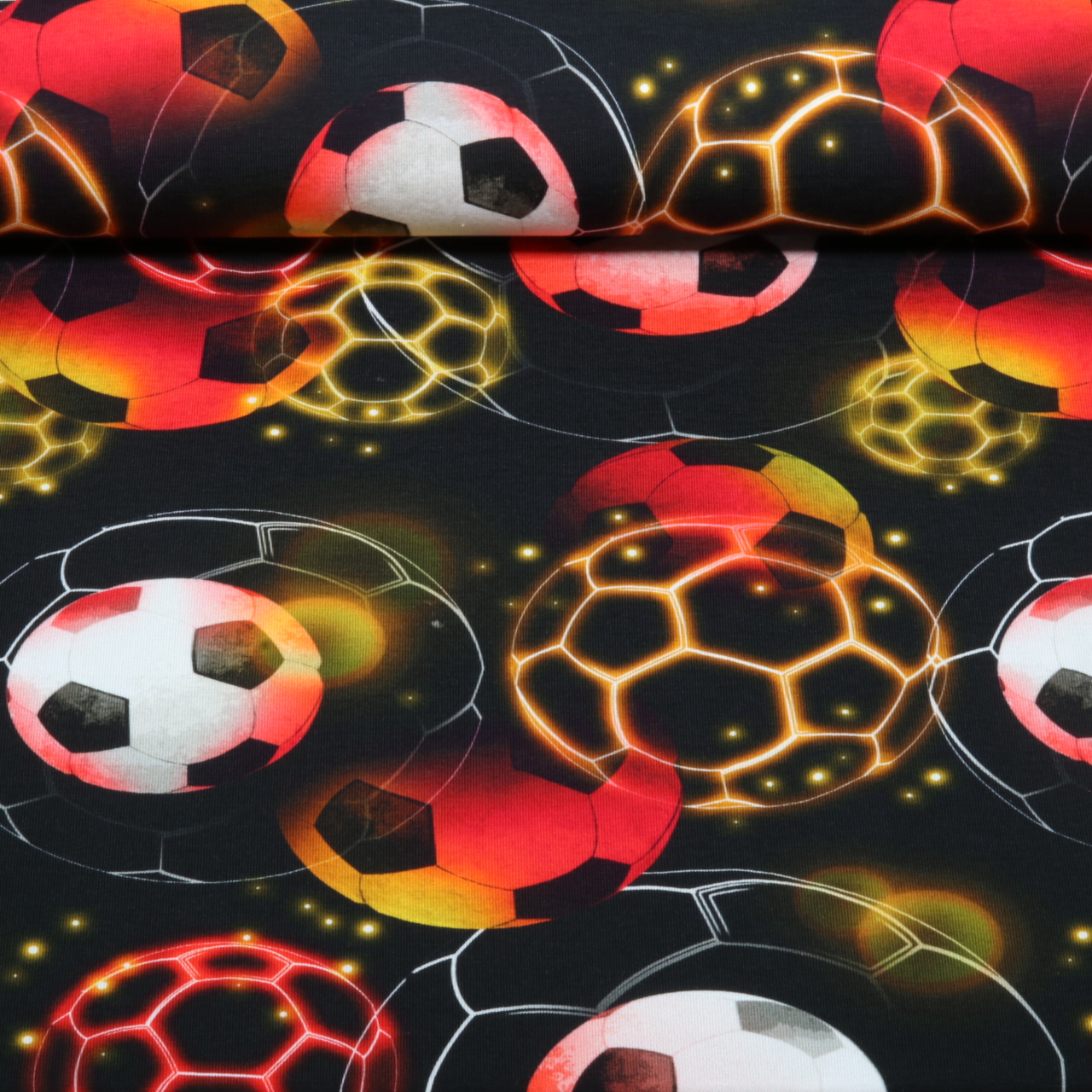 Jersey - Glitzerpüppi Impression numérique Football Noir Multicolore-0 Jersey - Glitzerpüppi Impression numérique Football Noir Multicolore-0