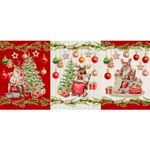 Canvas Geschirrtücher Panel - Xmas Rentier Chillen Multicolor Canvas Geschirrtücher Panel - Xmas Rentier Chillen Multicolor
