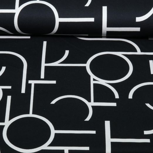 Jersey Romanit - Abstrait Noir