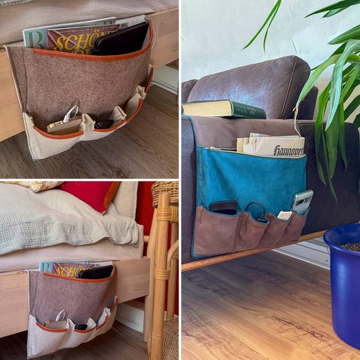Freebie - Bett- & Sofa-Organizer - Gratis Nähanleitung Freebie - Bett- & Sofa-Organizer - Gratis Nähanleitung