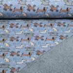Alpenfleece - Digital Hunde Jeansblau Alpenfleece - Digital Hunde Jeansblau