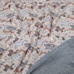 Alpenfleece - Digital Hunde Hellbraun
