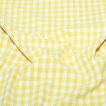 Baumwoll-Webware - Karo Gelb Baumwoll-Webware - Karo Gelb