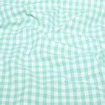 Baumwoll-Webware - Karo Mint Baumwoll-Webware - Karo Mint