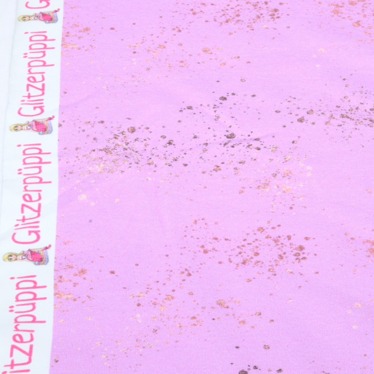 Jogging - Paillettes « Glitzerpüppi » Impression numérique, Lilas-1 Jogging - Paillettes « Glitzerpüppi » Impression numérique, Lilas-1