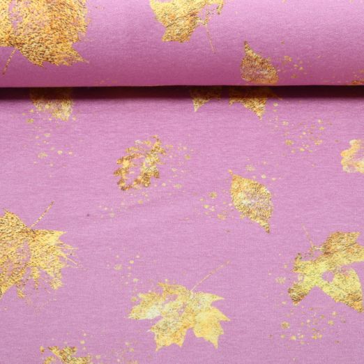 Jogging - Glitzerpüppi Impression numérique Feuilles d'automne Violet Jogging - Glitzerpüppi Impression numérique Feuilles d'automne Violet