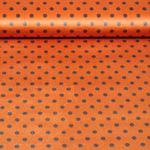 Samt - Enjoy Kollektion Punkte Kupferbraun Samt - Enjoy Kollektion Punkte Kupferbraun
