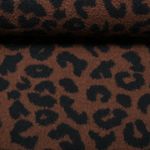 Polaire teddy - Léopard grand format marron et noir Polaire teddy - Léopard grand format marron et noir