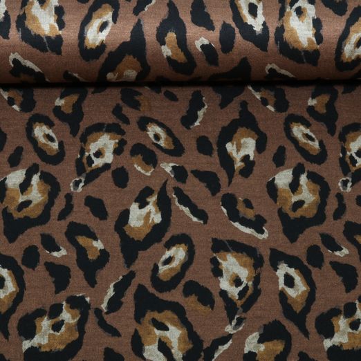 Jersey Romanit - Léopard Taupe Jersey Romanit - Léopard Taupe