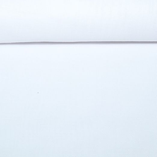 Tissu pour rideaux Eser - Extra-large 310 cm, aspect lin, uni, blanc pur