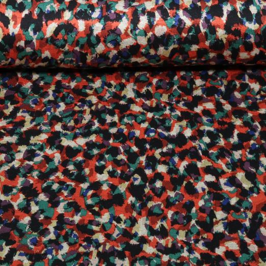 Romanit Jersey - Abstrakt Orange Multicolor Romanit Jersey - Abstrakt Orange Multicolor