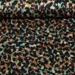 Romanit Jersey - Abstrakt Türkis Multicolor Romanit Jersey - Abstrakt Türkis Multicolor