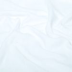 Muslin – hulbroderi med blomster, hvid