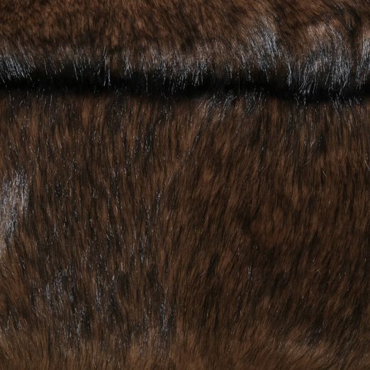 Kunstfell - Foxy Rotbraun Schwarz Melange Kunstfell - Foxy Rotbraun Schwarz Melange