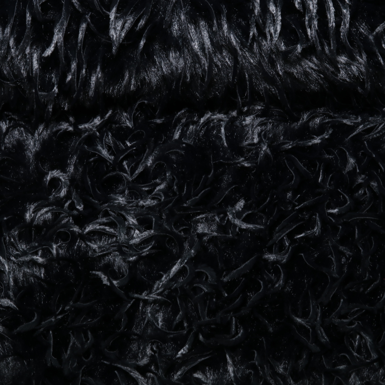 Tissu manteau Zottel - Maille jacquard Noir uni-0 Tissu manteau Zottel - Maille jacquard Noir uni-0