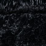 Tissu manteau Zottel - Maille jacquard Noir uni Tissu manteau Zottel - Maille jacquard Noir uni