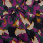 Tissu robes et blouses - Léopard Abstrait Bleu pétrole Tissu robes et blouses - Léopard Abstrait Bleu pétrole