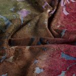Jersey – Jacquard med blomstermønster, udbrændt, tie-dye, lilla Jersey – Jacquard med blomstermønster, udbrændt, tie-dye, lilla