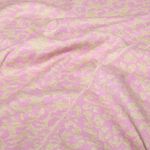 Strikket sweatshirt – Jacquard, dobbeltsidet, leopardmønster, lyserød og beige Strikket sweatshirt – Jacquard, dobbeltsidet, leopardmønster, lyserød og beige