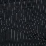 Jersey Romanit – Righe sottili da 15 mm, nero Jersey Romanit – Righe sottili da 15 mm, nero