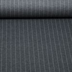 Romanit-Jersey - Nadelstreifen 15mm Grau Romanit-Jersey - Nadelstreifen 15mm Grau