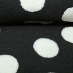 Polaire teddy - XXL à pois noirs et blancs