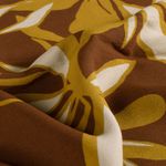 Viscose - Folhas de crepe castanhas Viscose - Folhas de crepe castanhas