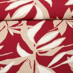 Viscose - Feuilles en crêpe rouge Viscose - Feuilles en crêpe rouge
